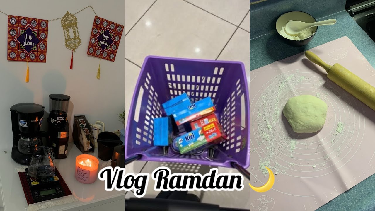 Ramadan Vlog 🌙 |فلوق رمضان  ترتيب ركن القهوة ومشترياتي 