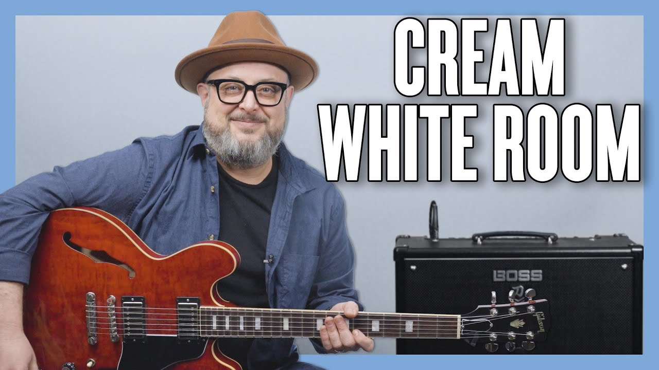 Урок игры на гитаре в Cream White Room + обучение