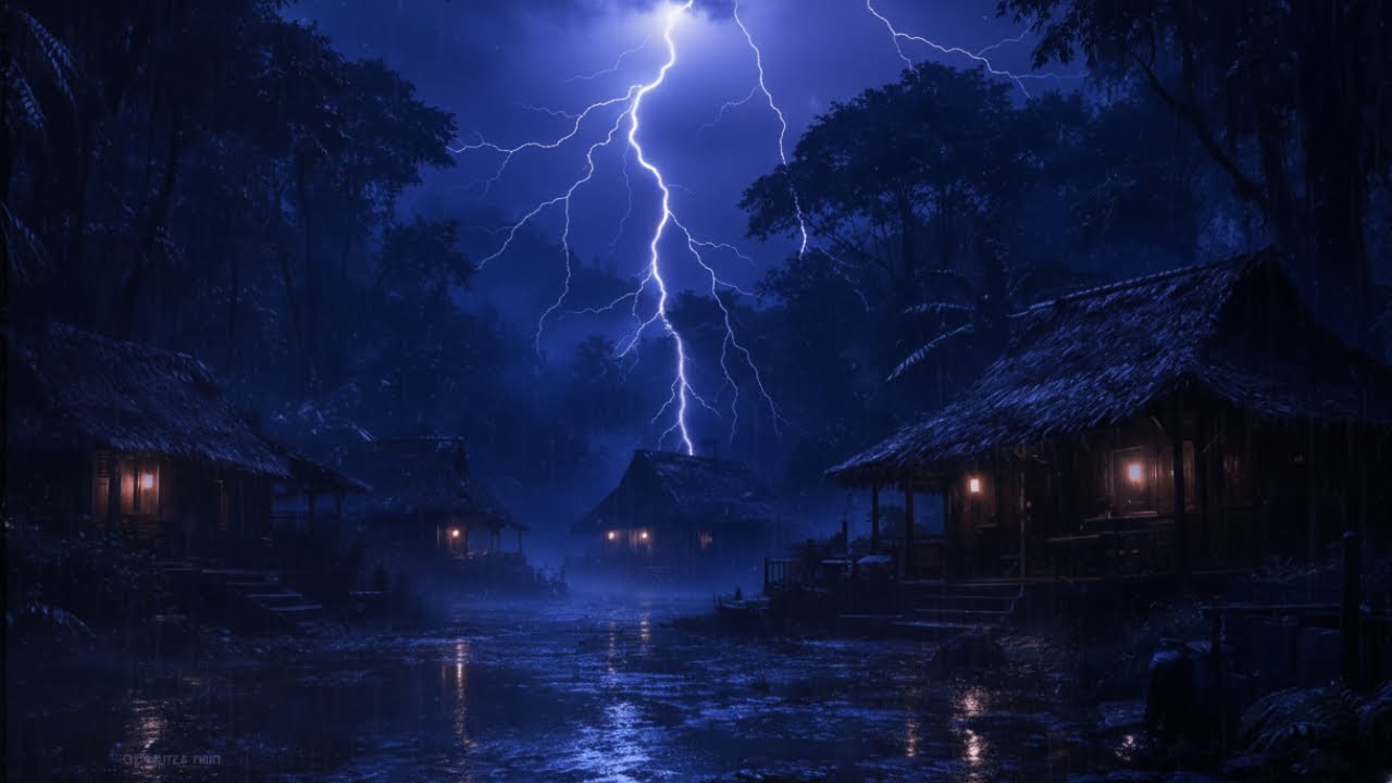 Rain Sounds for Sleeping – ASMR Rain and Thunderstorm White Noise for Deep Sleep And Stress Relief