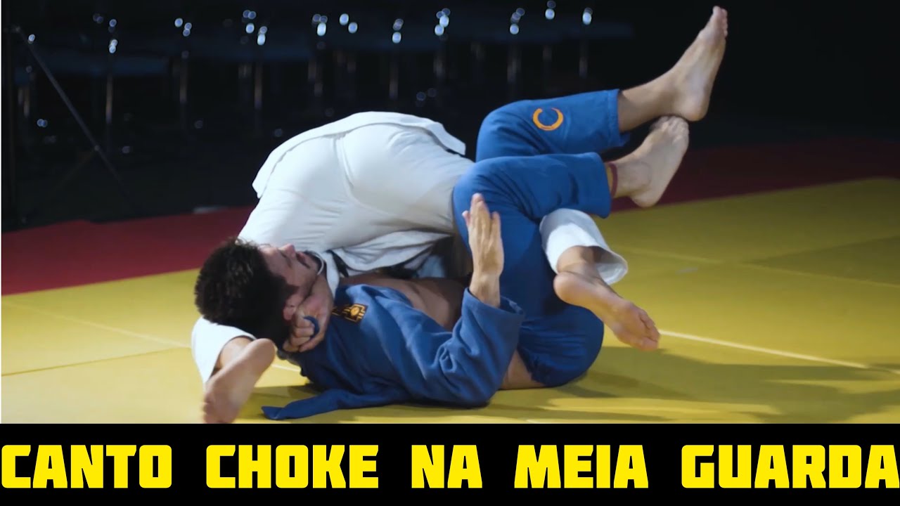 Estrangulamento Canto Choke Na Meia Guarda Com Fl&aacute;vio Canto
