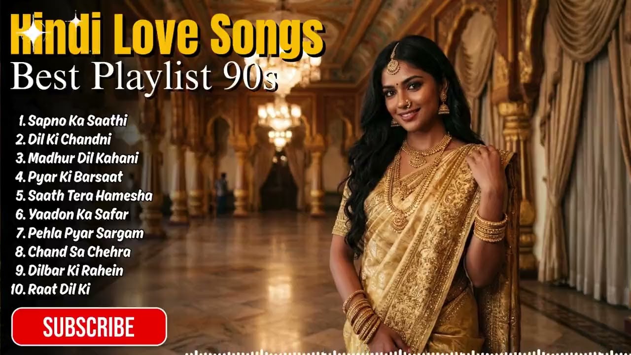 Evergreen Hindi Love Songs 90s 💖 Golden Romantic Bollywood Collection