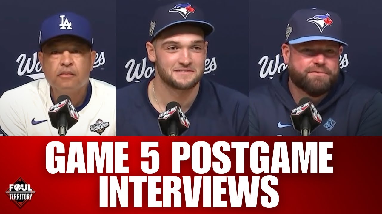 World Series Game 5 Postgame Interviews | Toronto Blue Jays vs Los Angeles Dodgers