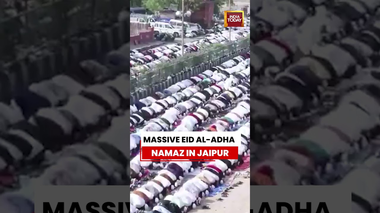 Bakrid Celebrations: Rajasthan Witnesses Grand Eid al-Adha Celebrations #eidaladha #eidmubarak