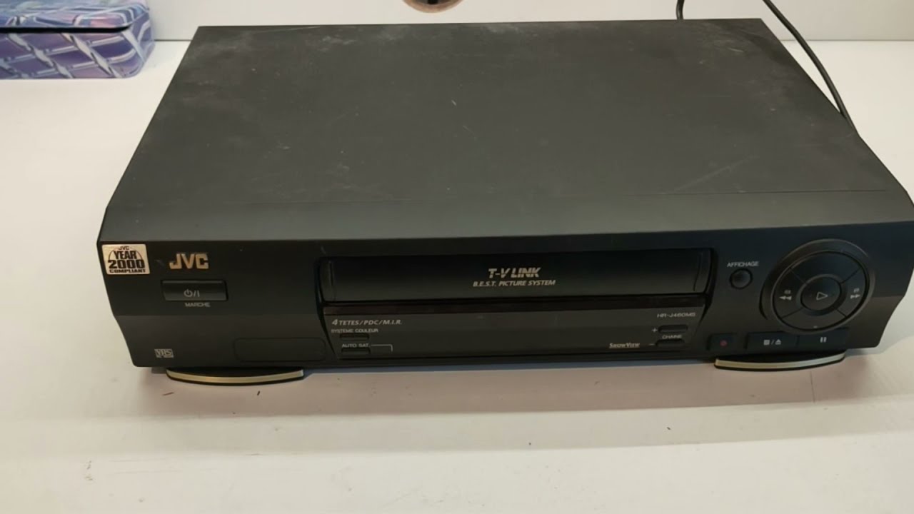 Magnétoscope JVC HR-J460MS : Petit nettoyage