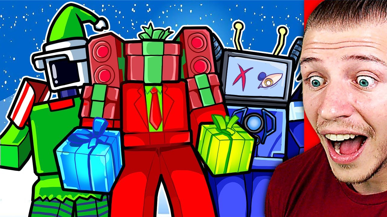 Ich BENUTZE nur WEIHNACHTS EINHEITEN in Toilet Tower Defense