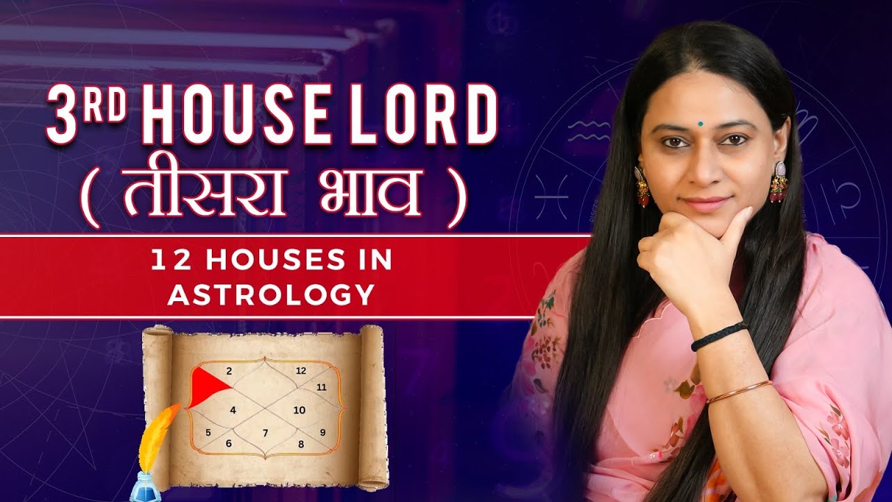 3rd House Lord in All 12 Houses in Astrology || तीसरा भाव का प्रभाव 12 भावो में by Shraddha Sharma