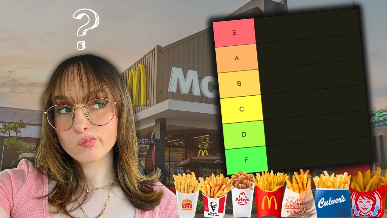 I tried 10 different fast food fries & made a tier list
