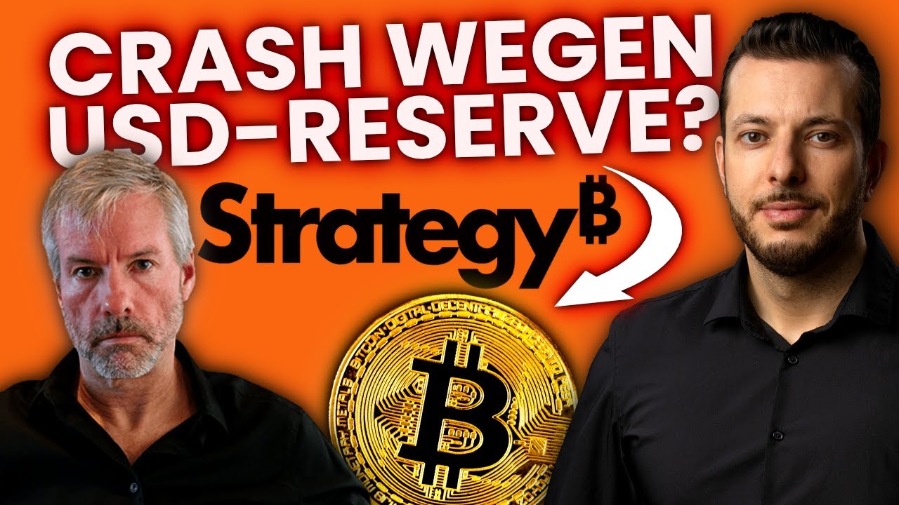 STRATEGY baut CASH-RESERVE auf! 😳 MSTR & Bitcoin CRASH! 📉