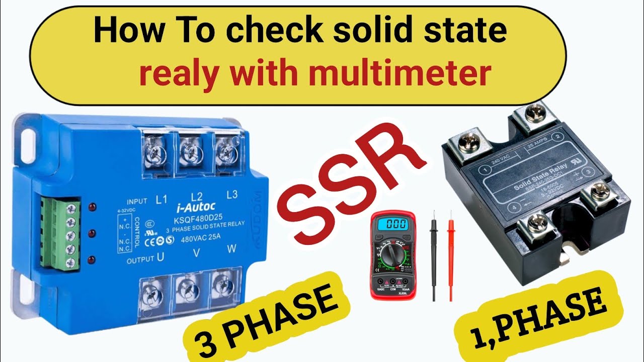 How to check A solid state relay with a Multimeter⚡ SSR को मल्टीमीटर से कैसे चेक करें  