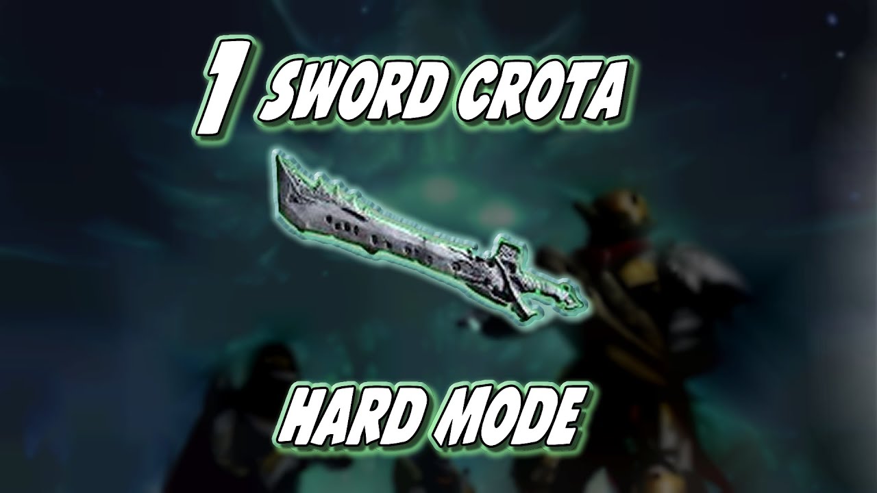 Destiny - Hard Mode Crota kill with only 1 Sword