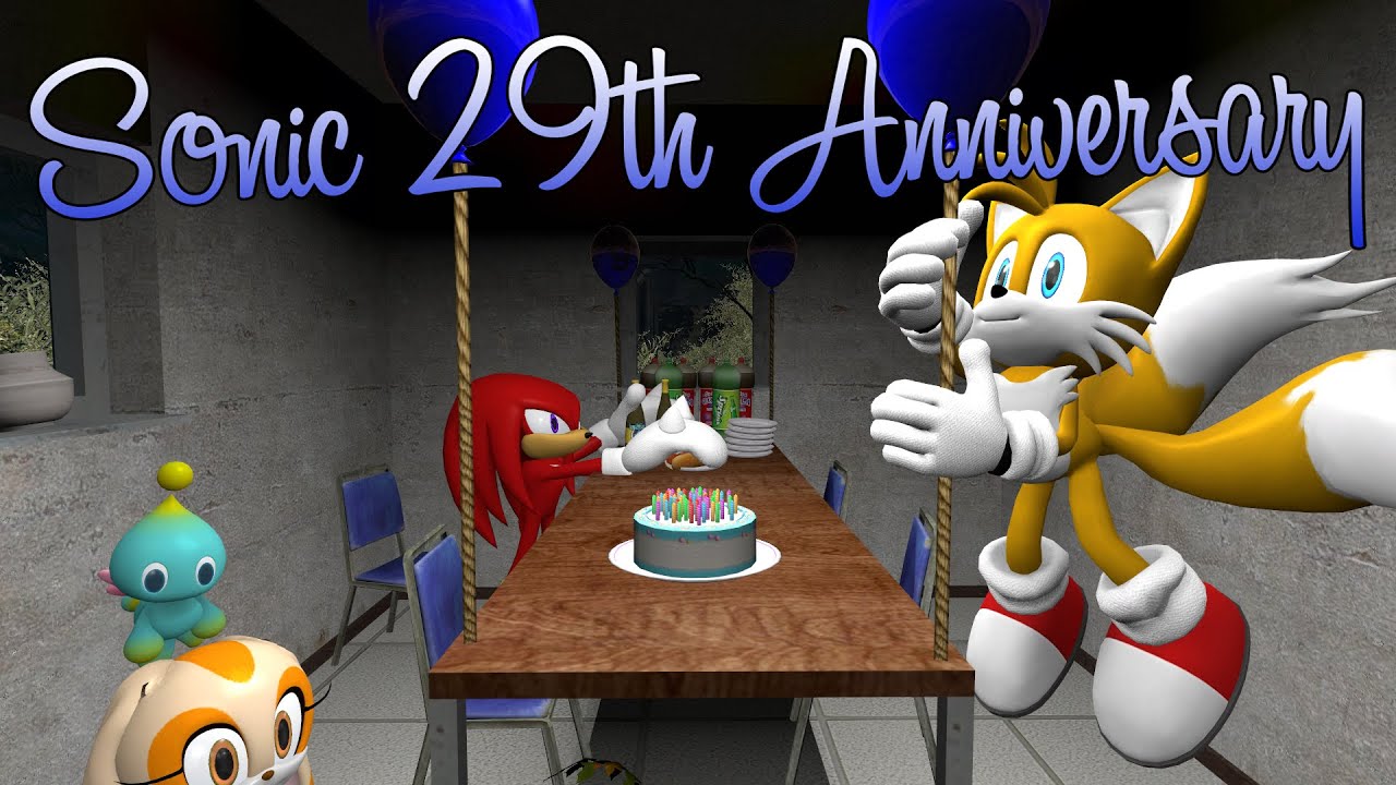 [GMOD] Sonic 29th Anniversary by JD★Elfo ~Corto~