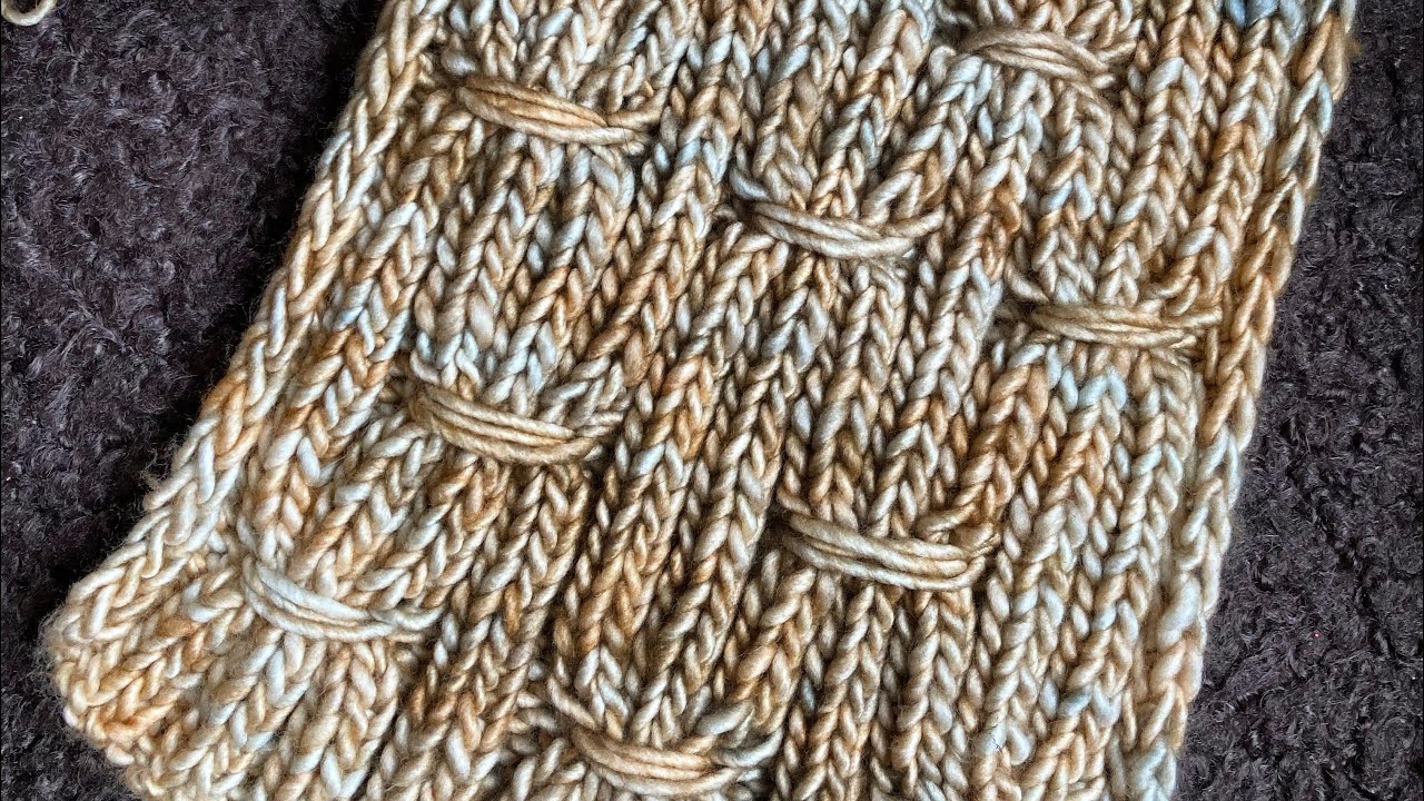 Tolles, einfaches Schalmuster ~ Warmen Winterschal stricken #snowflakeschal