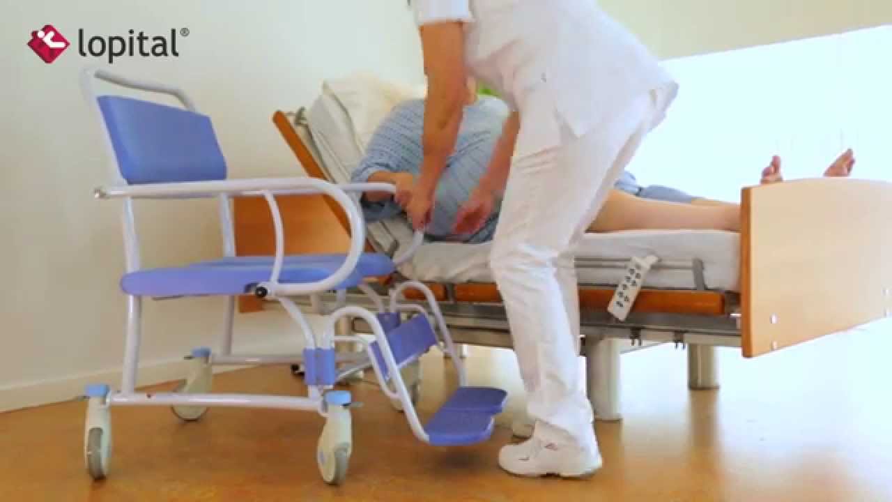 Lopital - Vidéo d'instruction - Tango XXL Chaise de douche-toilette pour patients obèses (FR)