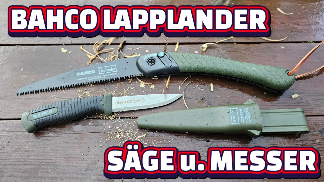 🇩🇪 LOW BUDGET? BAHCO Lapplander S&auml;ge un Messer Unboxing
