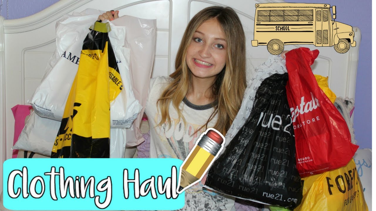 BACK TO SCHOOL CLOTHING HAUL 2017!!!