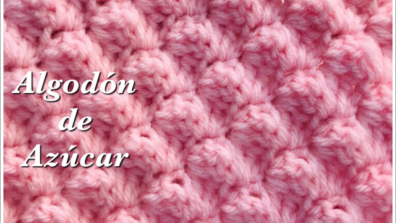 Como tejer puntada Algodón de Azúcar  en gancho | ganchillo facil y rapido por Crochet for Baby #162
