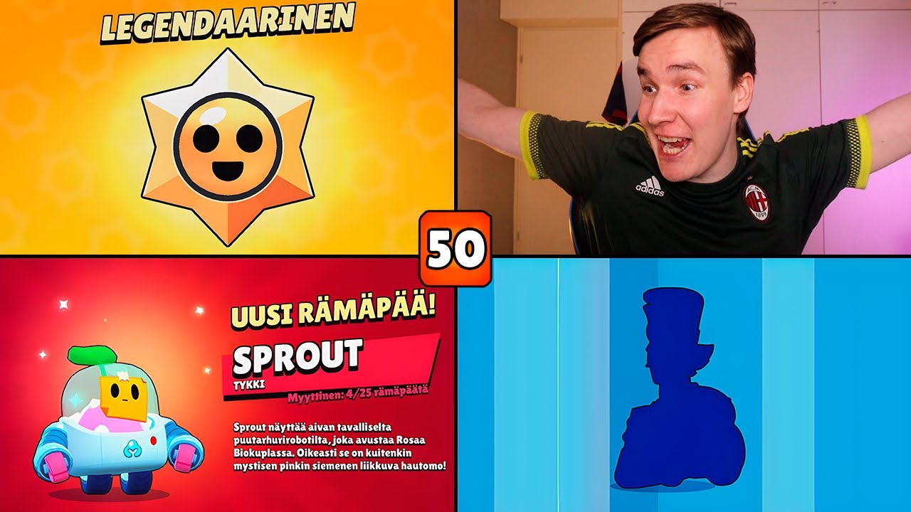 OMG Avasin 50 LEGENDARY Star Droppia (Brawl Stars)