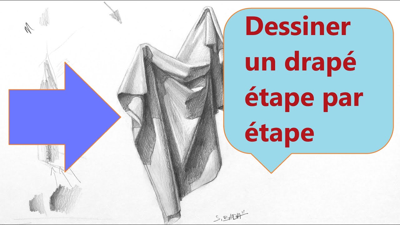 Comment dessiner un  drapé.