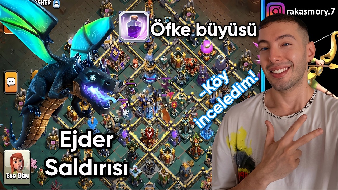 TH15 Ejder Saldırısı: 3 Yıldız Garantili! ⭐️⭐️⭐️