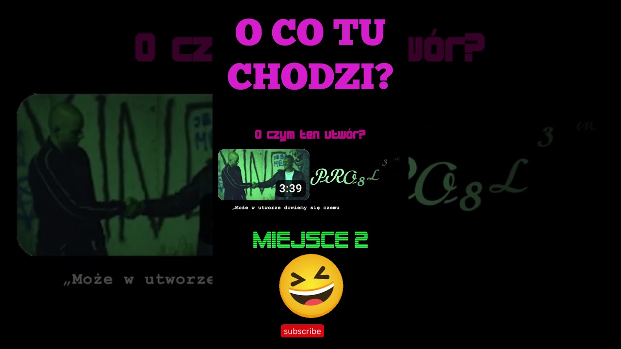 Jednym rymem o teledysku cz.10 - TOP 10 polskiego YouTube m.2 &ndash; PRO8L3M - Nicea