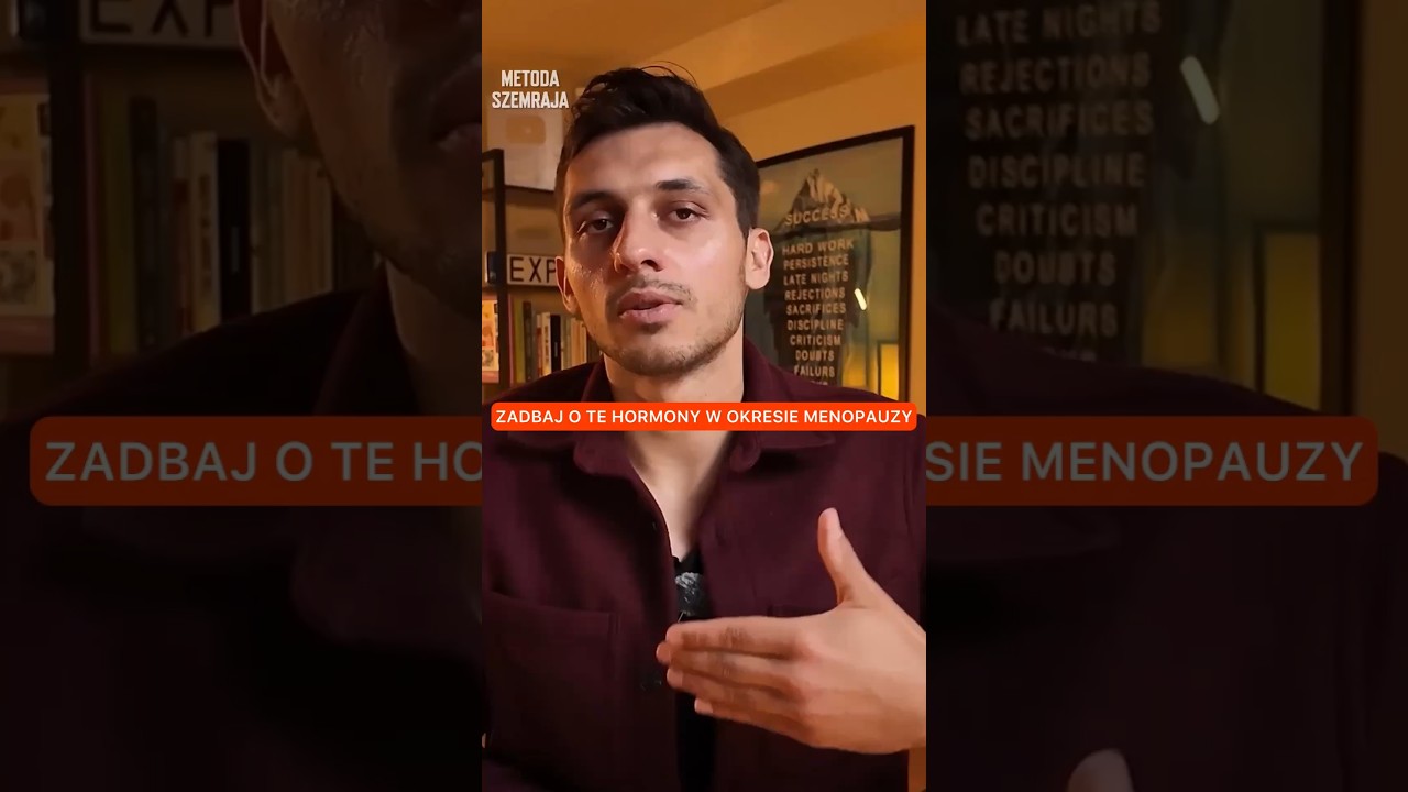 〽️ Menopauza: zadbaj o te hormony / Dietetyk kliniczny Bartek Szemraj