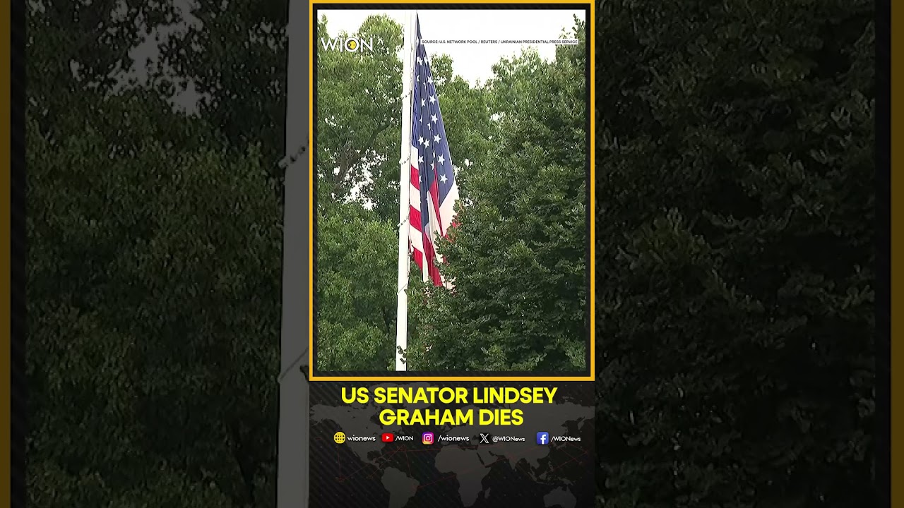 Flags Lowered on White House Grounds to Honor Graham | WION Shorts