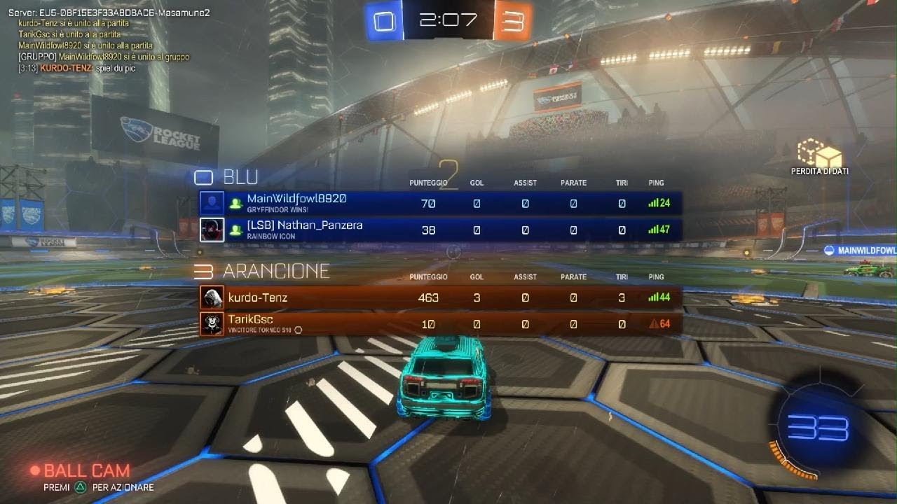 Ritorna su Rocket League con Santo e facciamo due o tre partiti insieme.