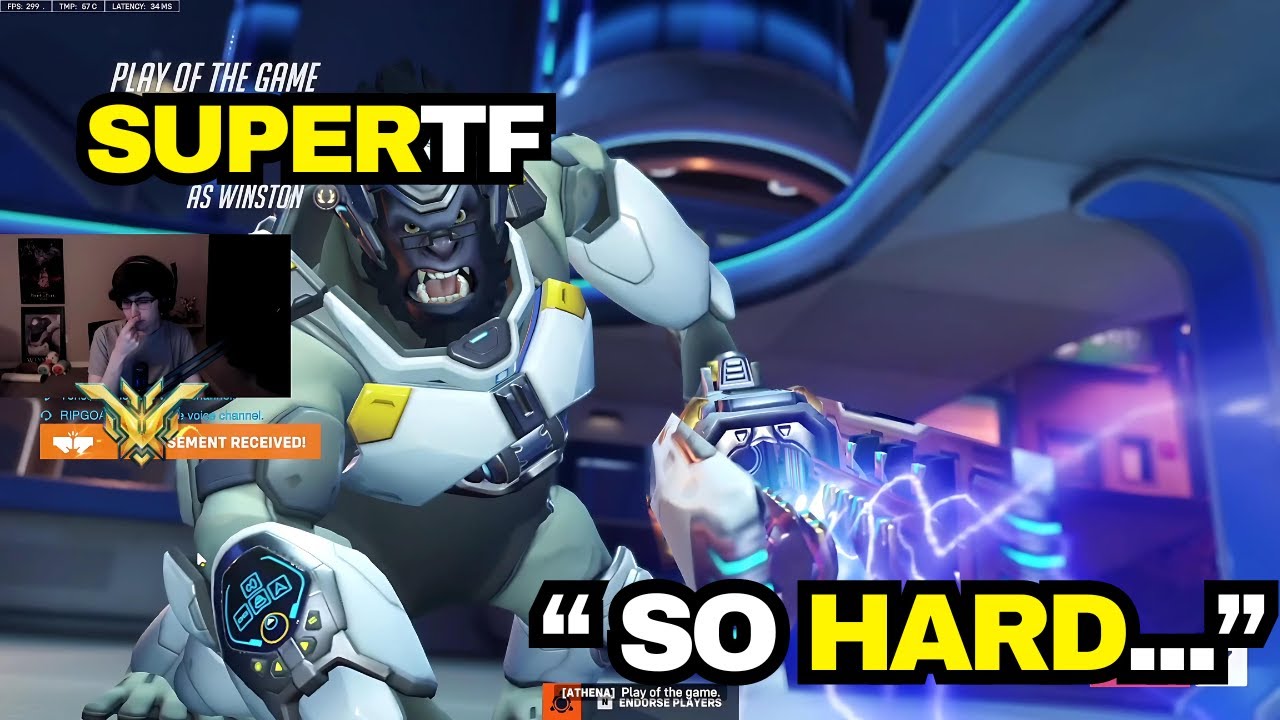 22K DMG! SUPERTF - ZARYA & WINSTON - BUSAN - OVERWATCH 2 SEASON 12