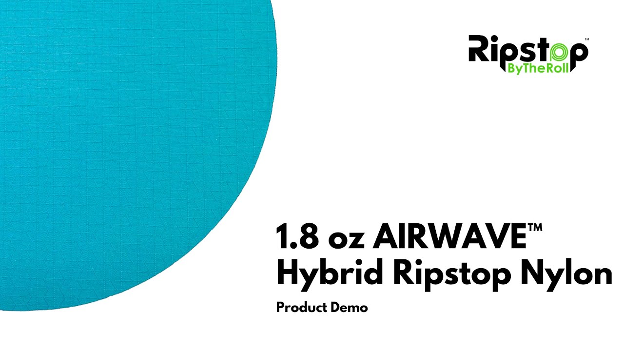 1.8 oz AIRWAVE&trade; Hybrid Ripstop Nylon - Fabric Demo