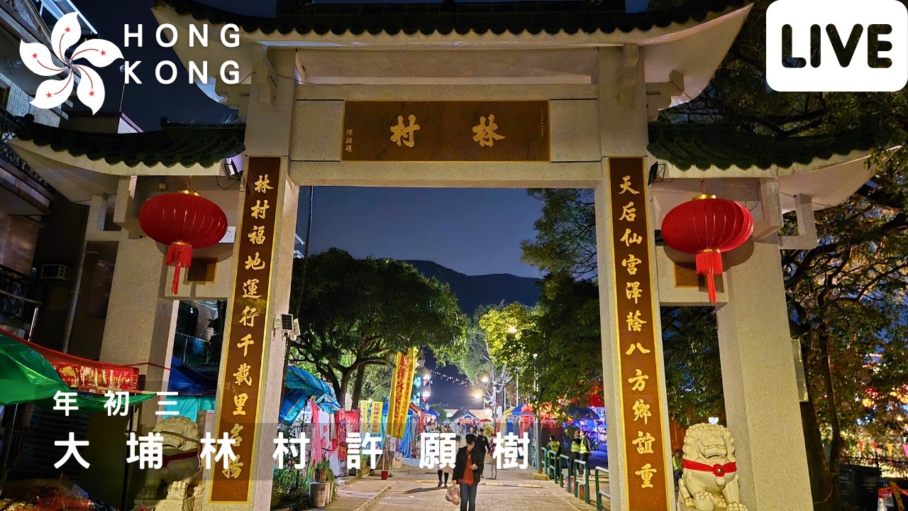 年初三 | 香港大埔林村許願樹 Lam Tsuen Tai Po Hong Kong | February 19, 2026