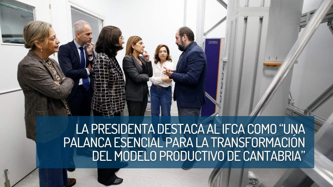 La presidenta destaca al IFCA como palanca para la transformación del modelo productivo de Cantabria