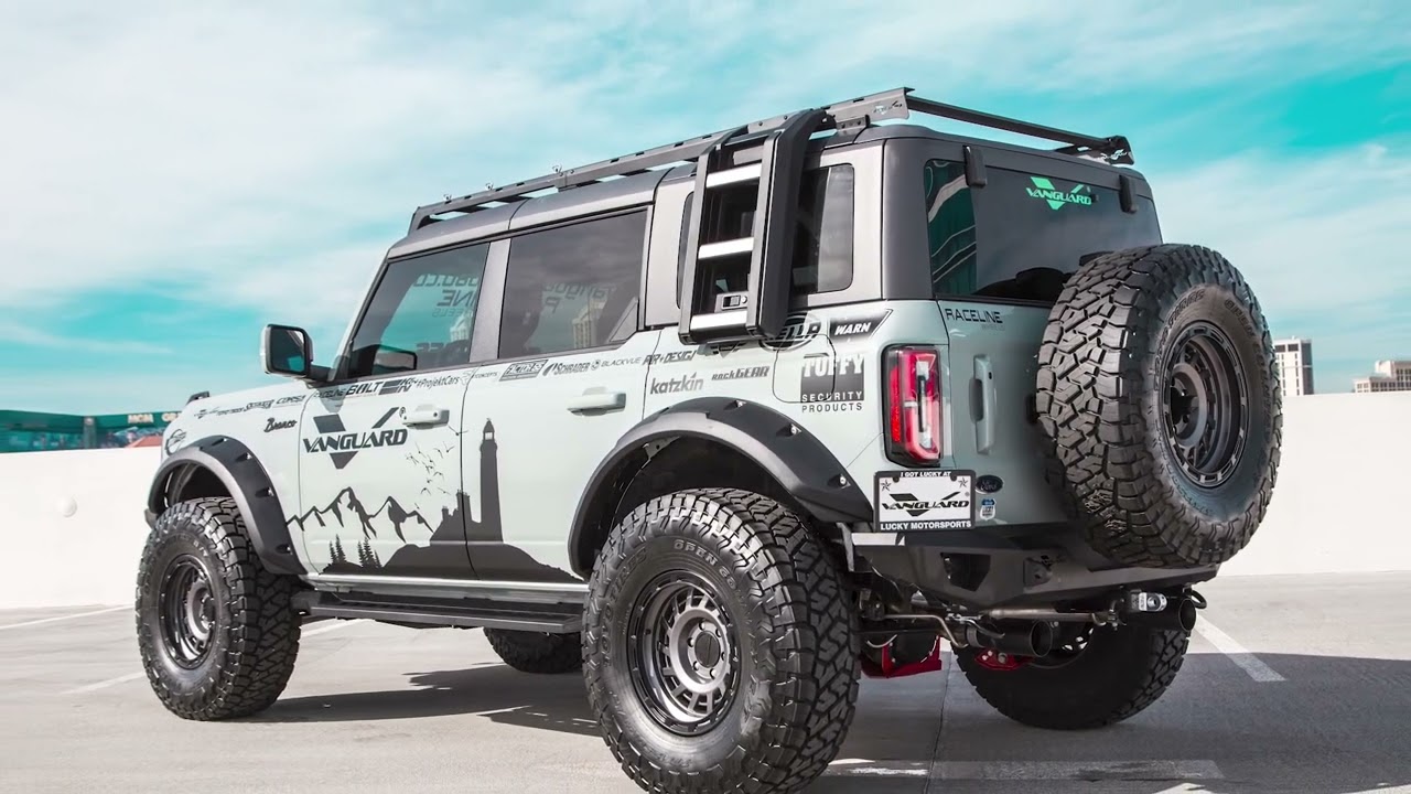 Vanguard Roof Rack with Deployable Ladder and Side-Mounted Gear Carrier