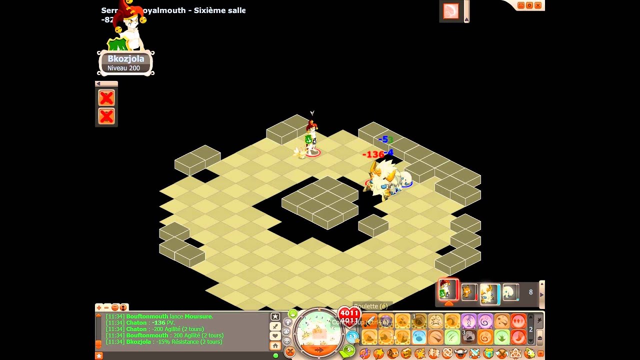 Dofus Royalmouth Solo tuto ecaflip 200