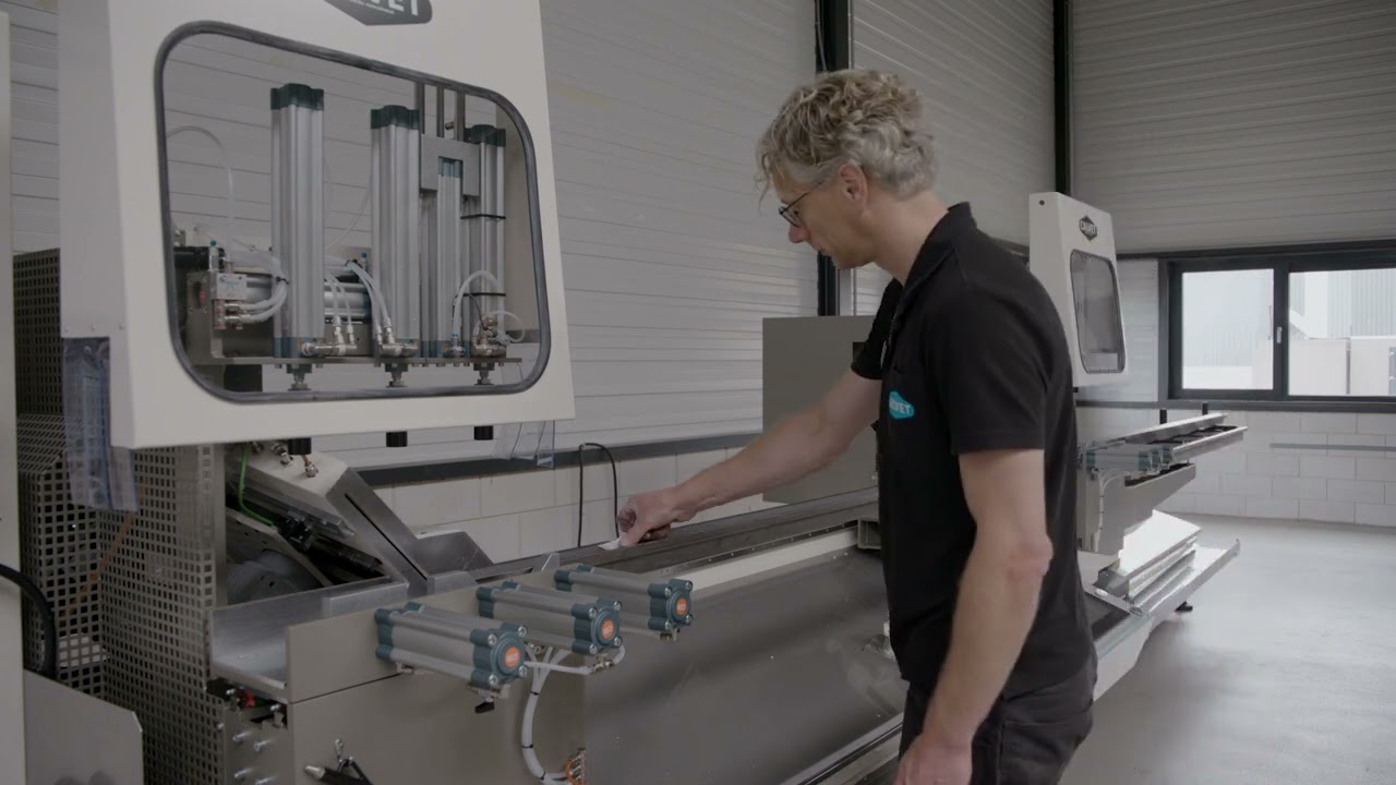 CALVET | MECAL FE 400 INOX VICO-3 | CNC 2-KOPS ZAAGMACHINE voor STAAL profielen