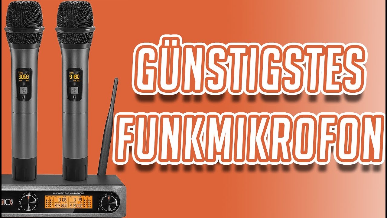 Günstigstes Funkmikrofon für mobile DJs