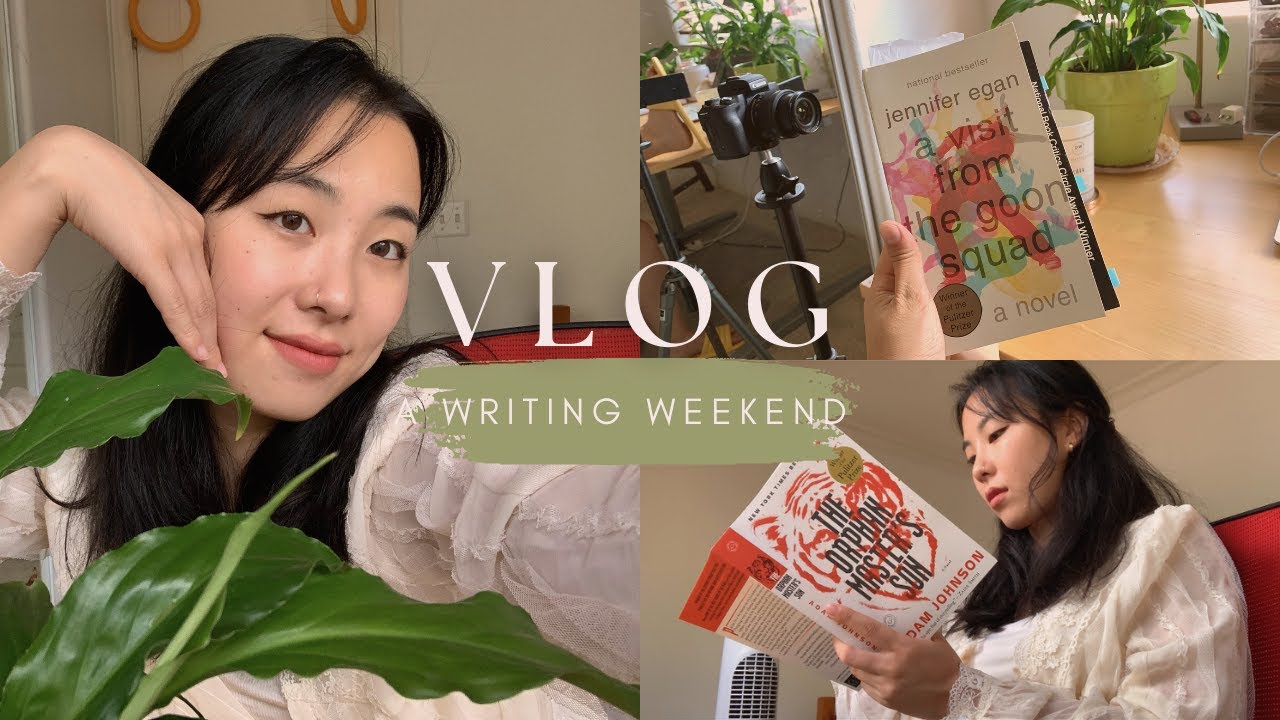 🌙  weekend writing vlog // finishing my sapphic fantasy short story + going to a night market