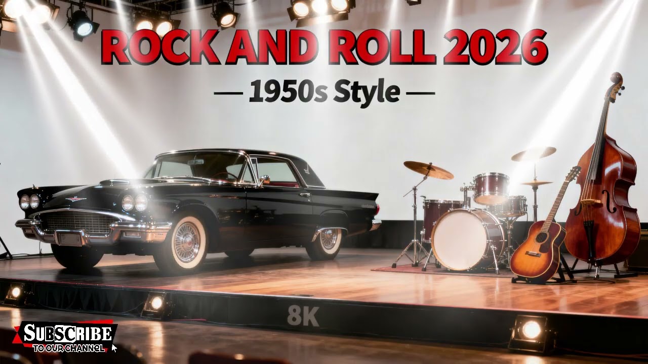 🚘 1950s ROCK AND ROLL REVIVAL 2026 – LUXURY GOLD EDITION 🔥💎