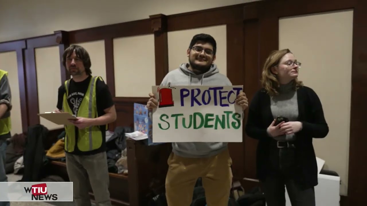 Grad Workers rally; Braun on session; Cignetti raise