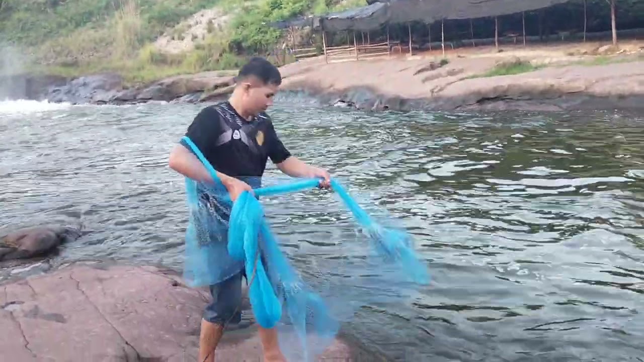 ชมบรรยากาศ ผันน้ำขื่อนลำปาวตอนเย็นครับผม