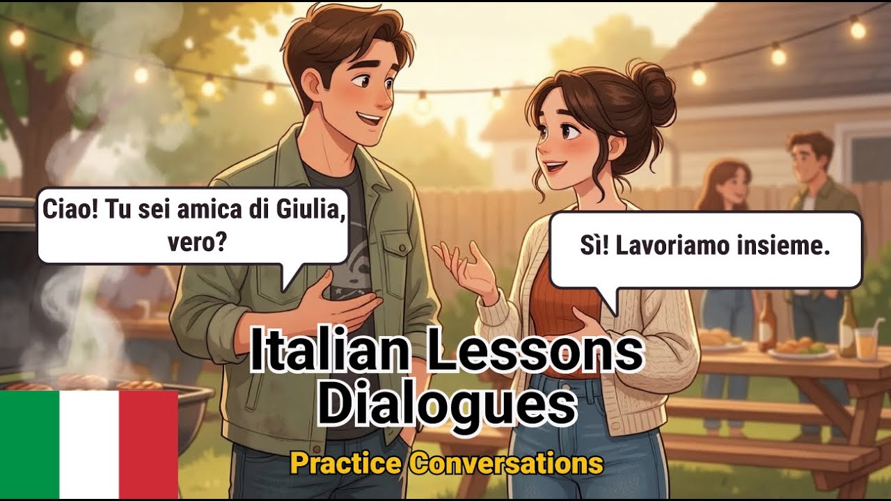 12 Easy Italian Conversations  (A2-B1) |  Real Everyday Italian