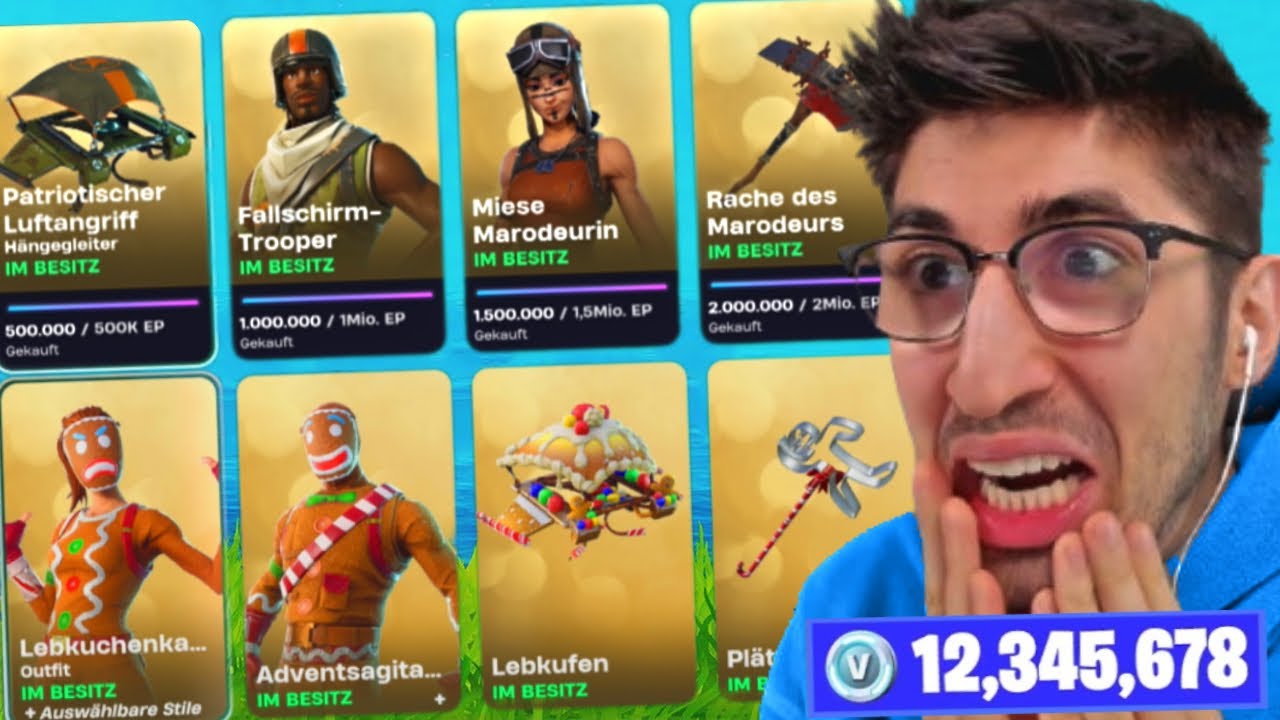1 TOD = 1 SKIN aus dem SHOP KAUFEN 😳 (Fortnite OG Challenge)