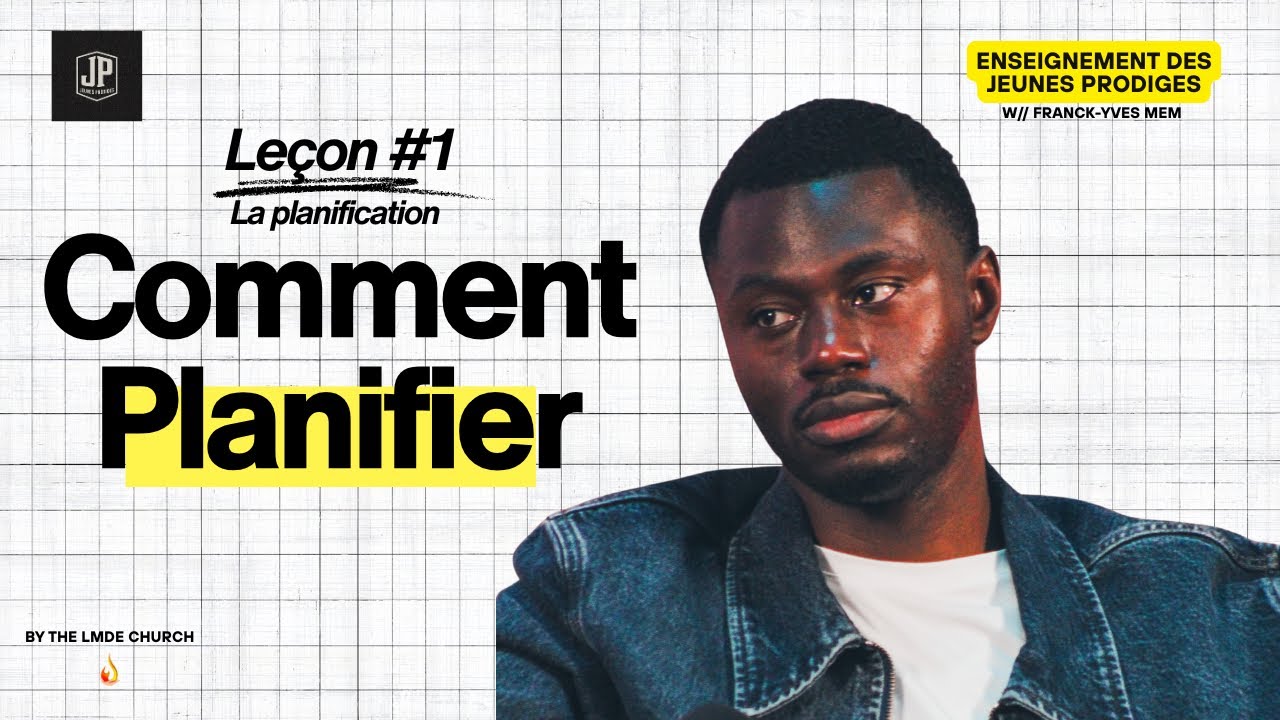 LA PLANIFICATION - Serviteur Franck-Yves Mem I EJP