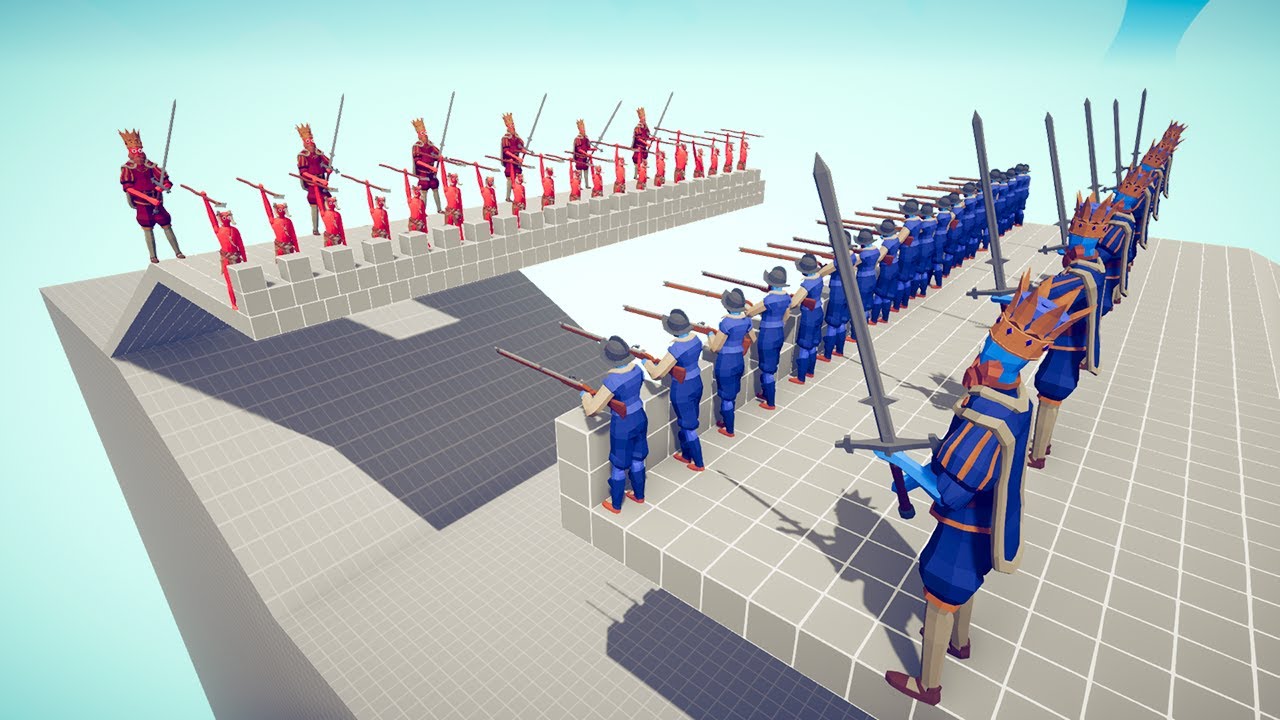 Tournament With King And Other Units | Totally Accurate Battle Simulator TABS