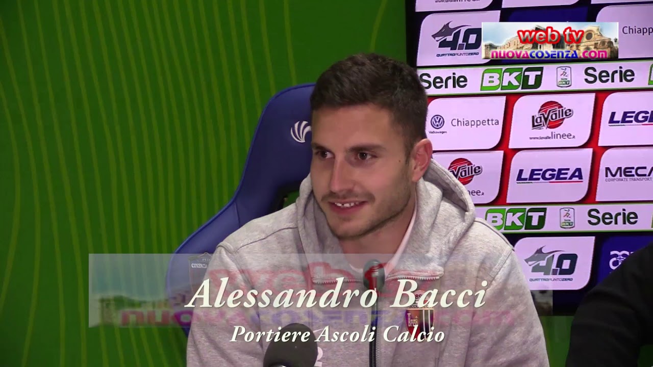 Cosenza-Ascoli 0-0, Alessandro Bacci