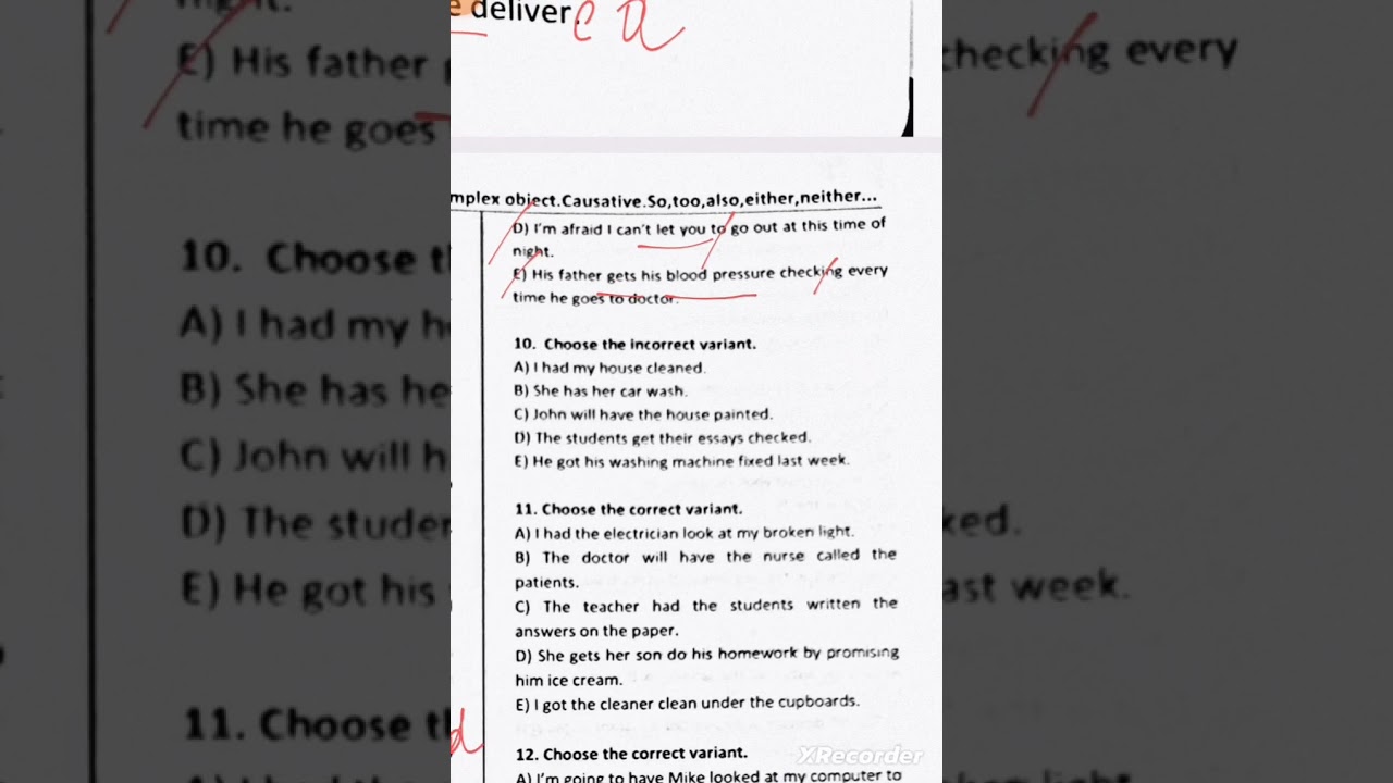 MHM Causative tests