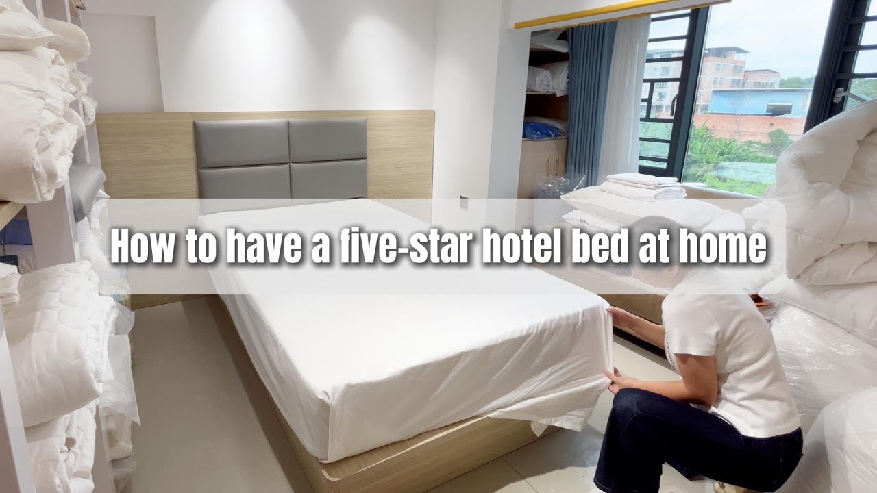 Can't stop immersive bed-making！#beddingsets #organize #immersive