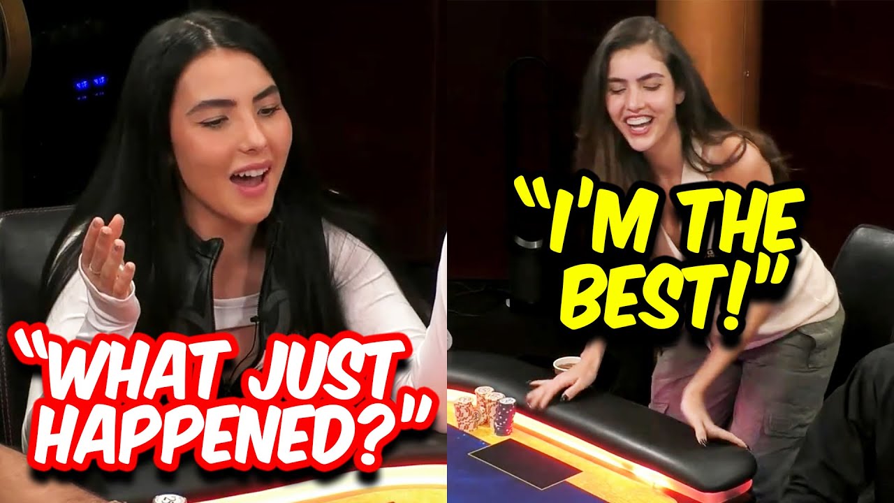 The Botez Sisters FEEL THE PRESSURE of High Stakes Poker Game!