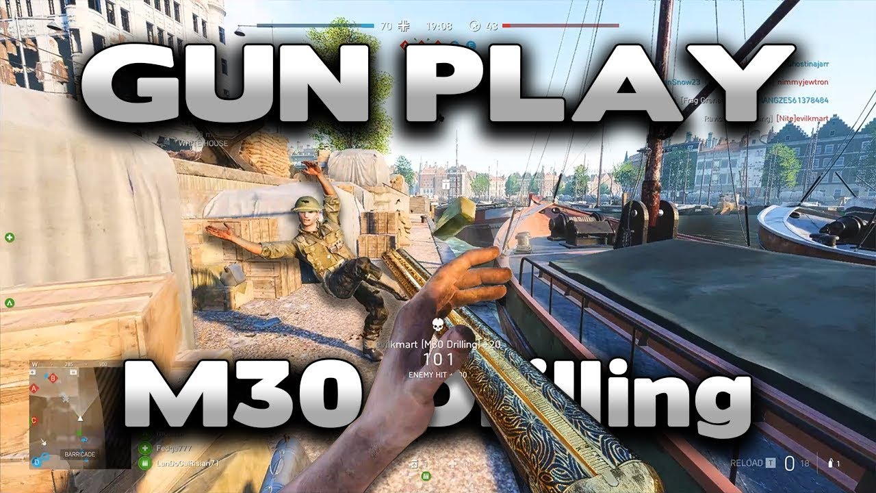 Battlefield 5 Gun Play : M30 Drilling