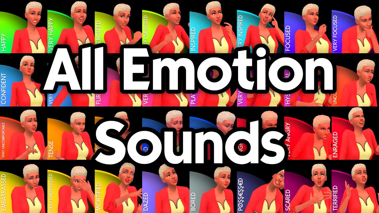 All Emotion Sounds in The Sims 4 (with HD images!)