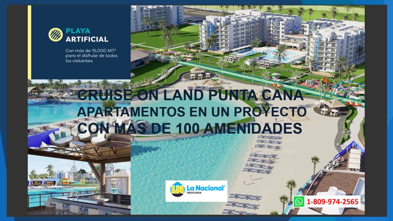 Alta Rentabilidad en Punta Cana. Cruise On Land: Proyecto Ideal para vivir o Renta Turística"